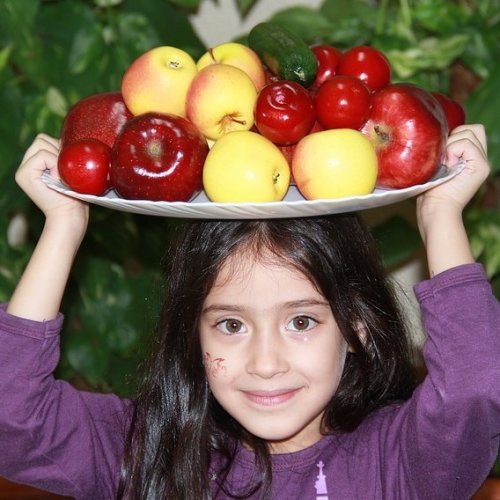 Детская тест про фрукты