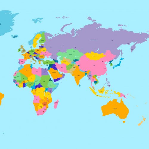 Тест по географии: Угадай страну по трём её соседям