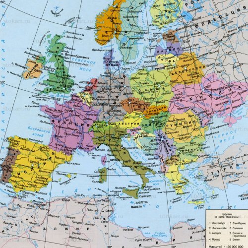 Тест: Западная Европа
