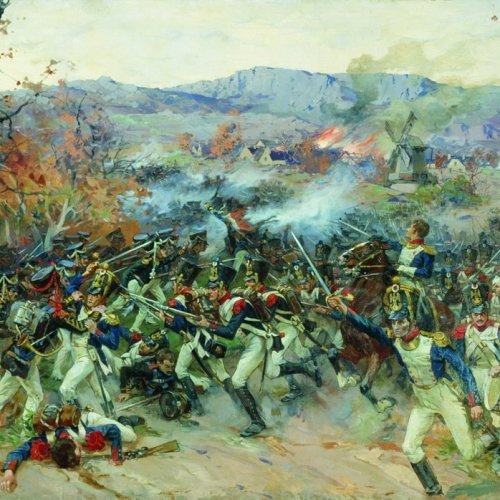 Переход русских войск через Неман 1 января 1813 года