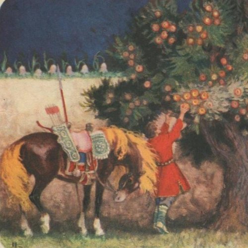 Кроссворд по сказке «Сказка о молодильных яблоках и живой воде»