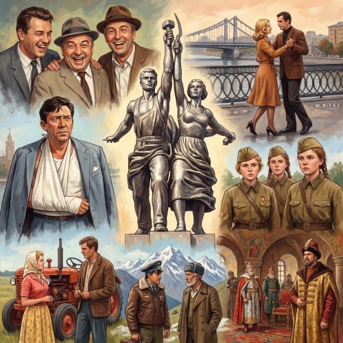 Большой кроссворд по советским фильмам