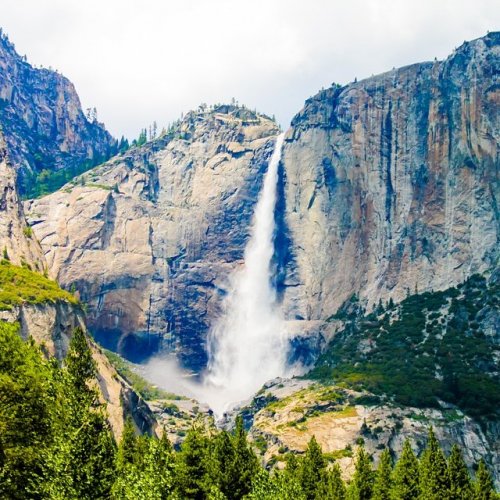 Водопады Калифорнии  на букву  Б