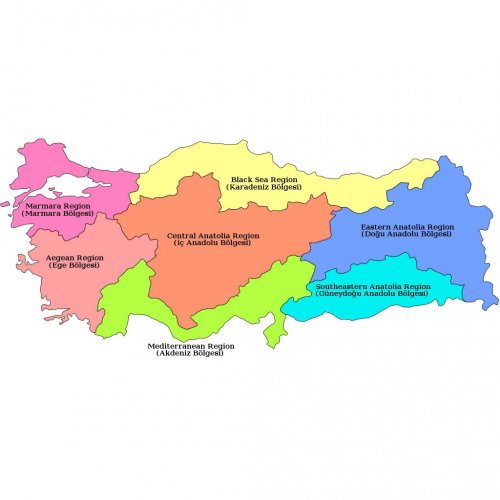 Список провинций (илей) Турции