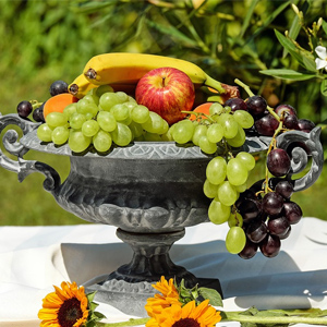 Фрукты, ягоды, овощи, орехи и крупы на английском