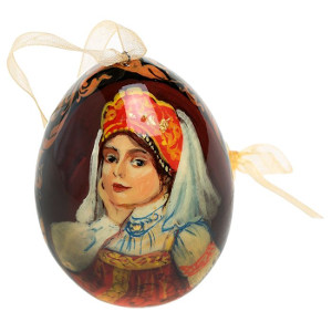 Яйцо пасхальное «Русская красавица»