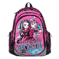 Розовый школьный рюкзак Monster High