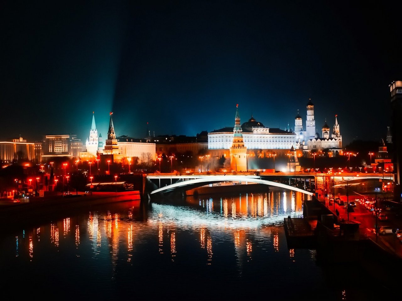 Пазл «Ночная Москва»