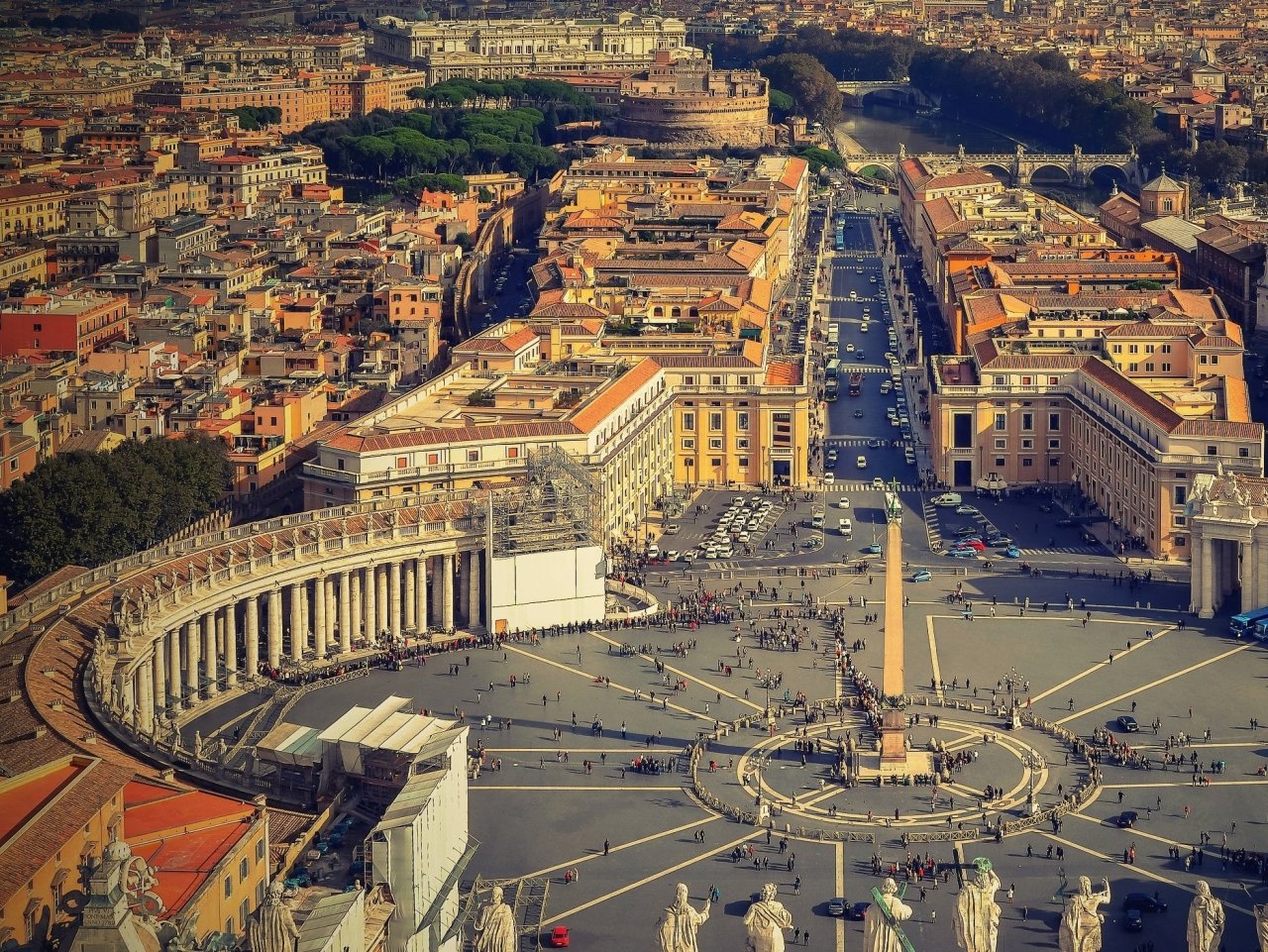 Пазл «Площадь Святого Петра в Риме»