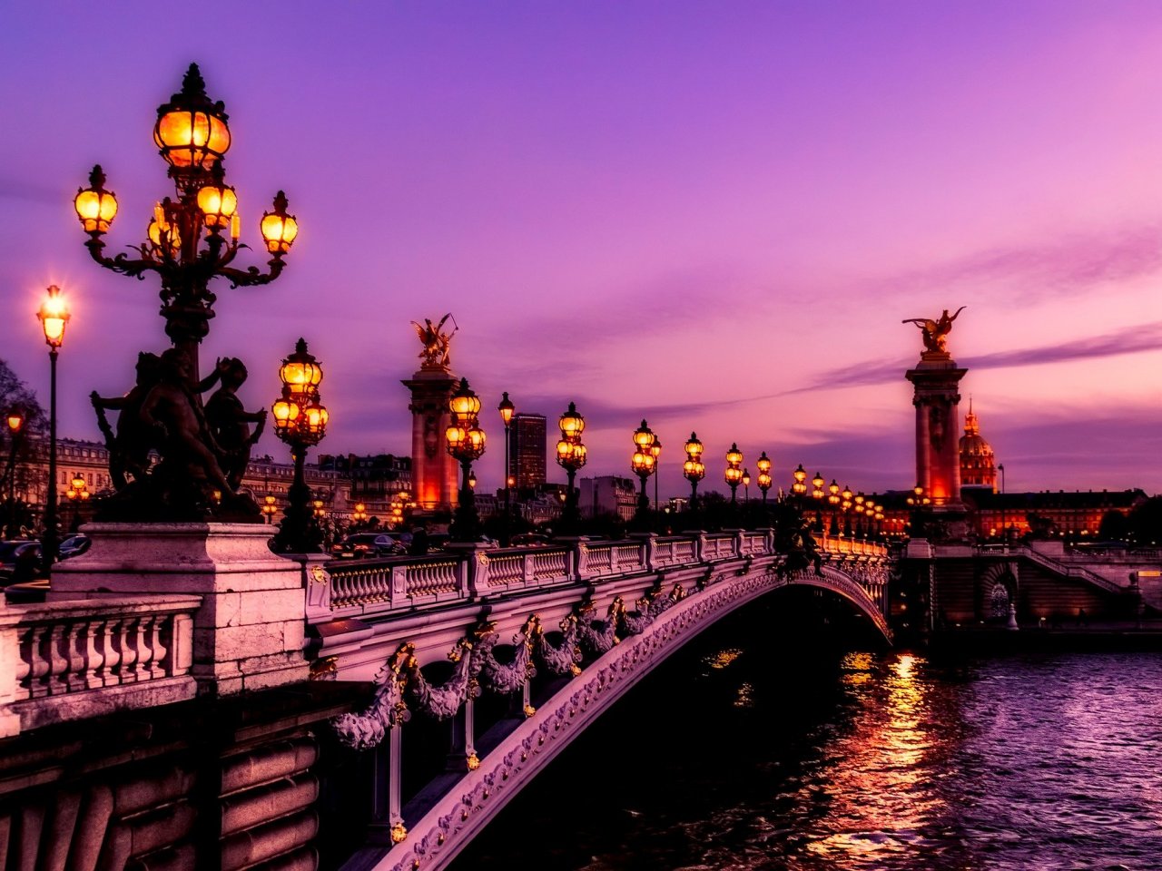 Пазл «Мост Александра III в Париже»