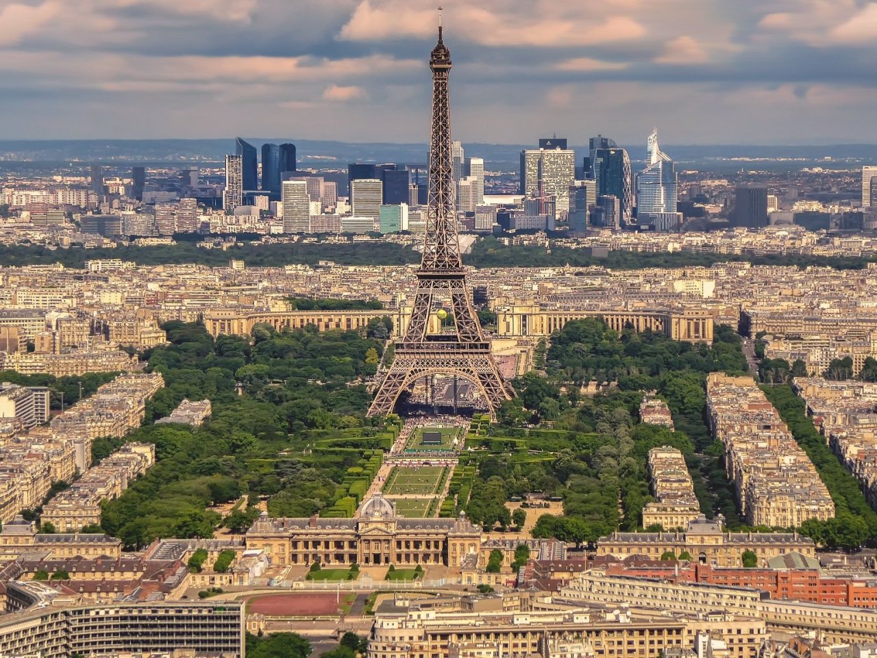Пазл «Панорама Парижа»