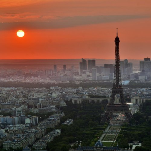 Пазл «Ночная панорама Парижа»