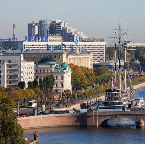 Пазл «Панорама набережной в Санкт-Петербурге»