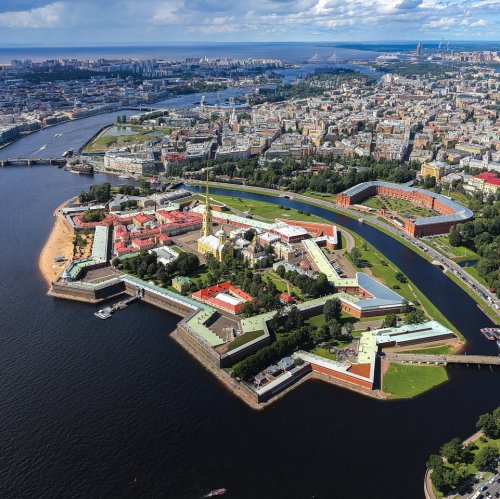 Пазл «Вид на Петропавловскую крепость в Санкт-Петербурге»