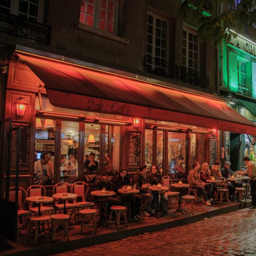 Пазл «Кафе на Монмартре в Париже»