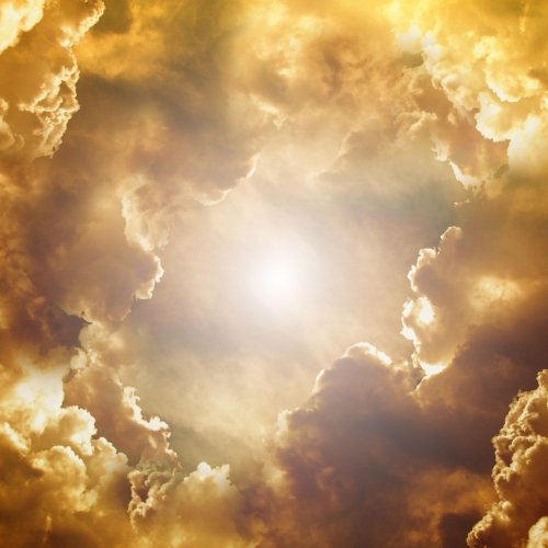 Пазл «Солнце в облаках»