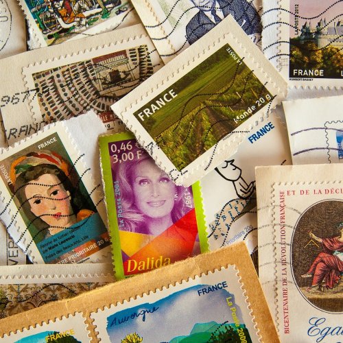Пазл «Французские почтовые марки»