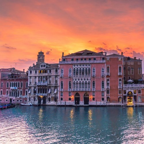 Пазл «Венеция: Гранд канал на закате»