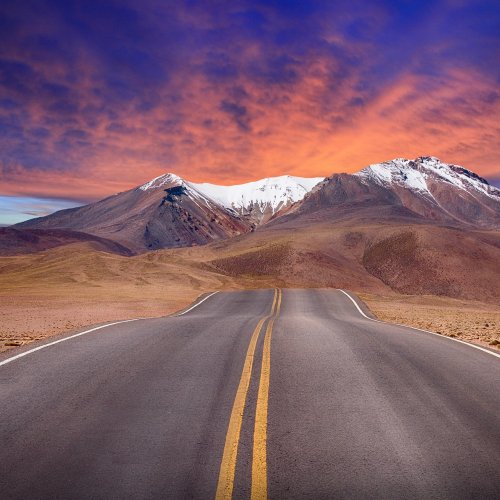 Пазл «Дорога в горы»