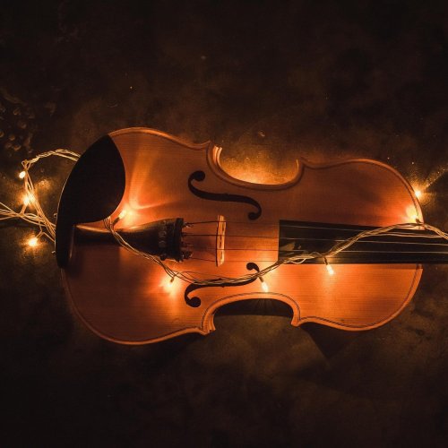 Пазл онлайн: Рождественская скрипка