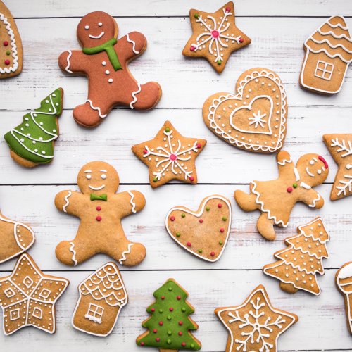 Пазл онлайн: Новогоднее печенье