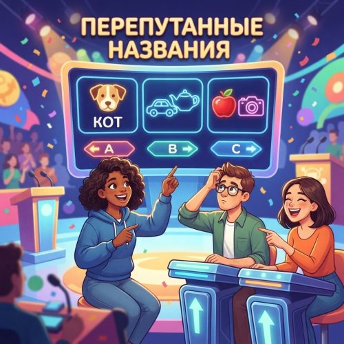 Развлекательная викторина: Перепутанные названия. Угадай правильное