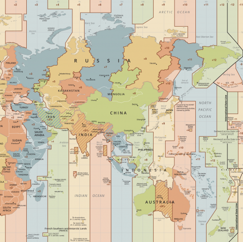 Тест по географии «Наша страна на карте часовых поясов»