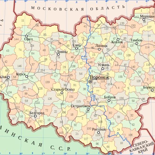 Тест по географии «Центрально-Черноземный район»