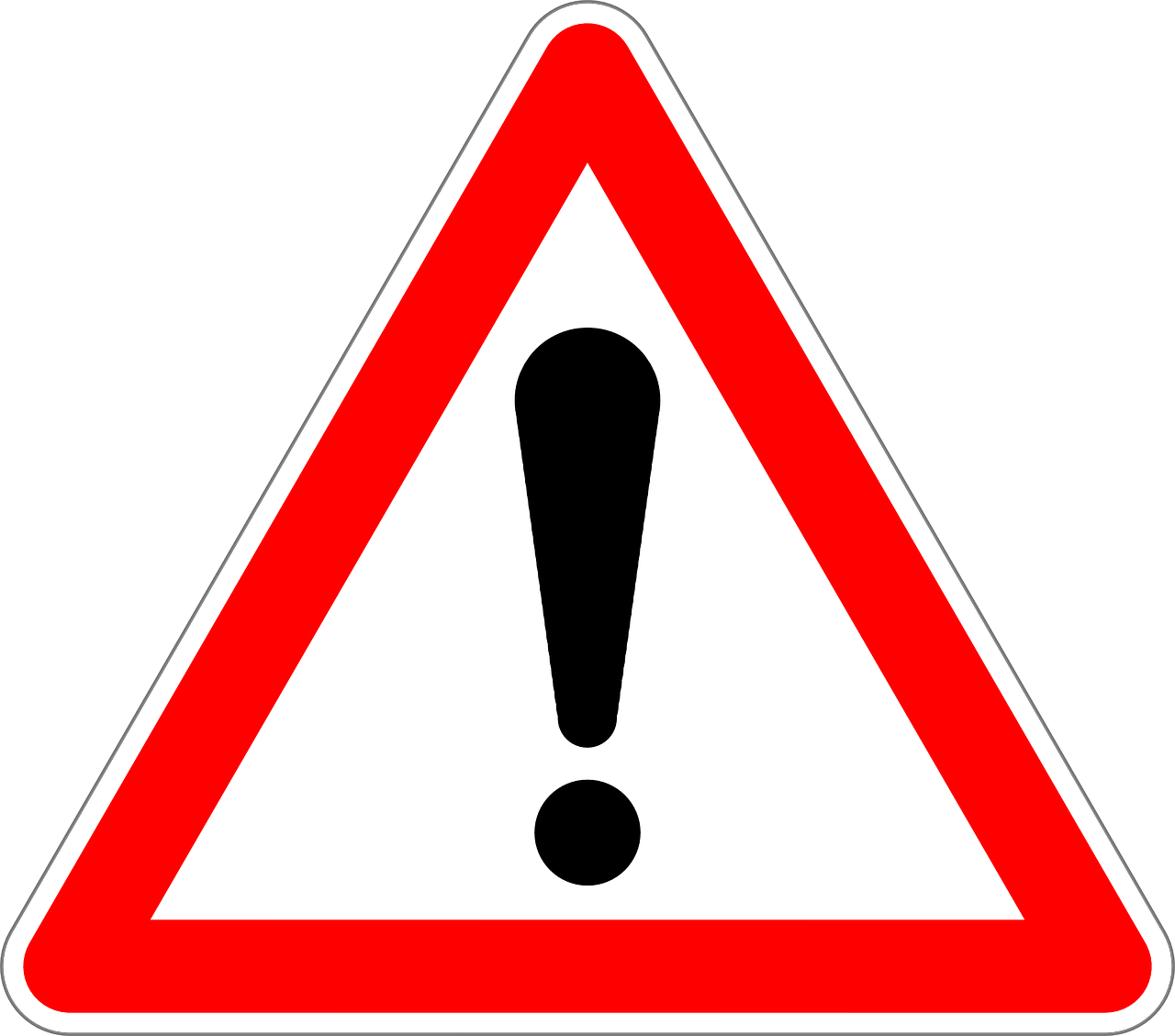 Знак красный треугольник с восклицательным знаком. Значок "внимание!". Треугольный знак с восклицательным знаком. Знак внимание опасность.