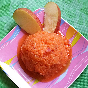 Морковь с яблоками и мёдом. Рецепт для детей.